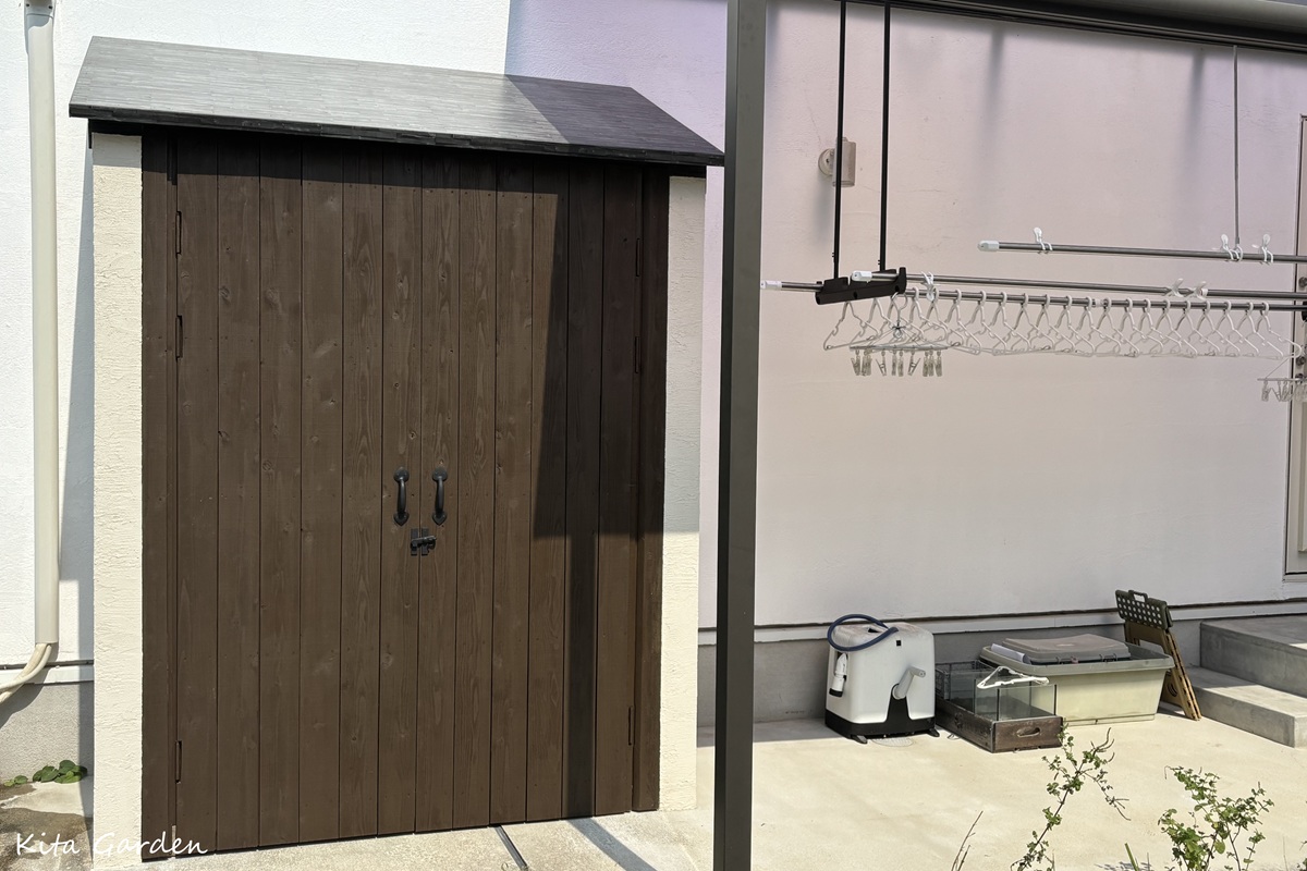 大阪府茨木市で設置したガーデン物置