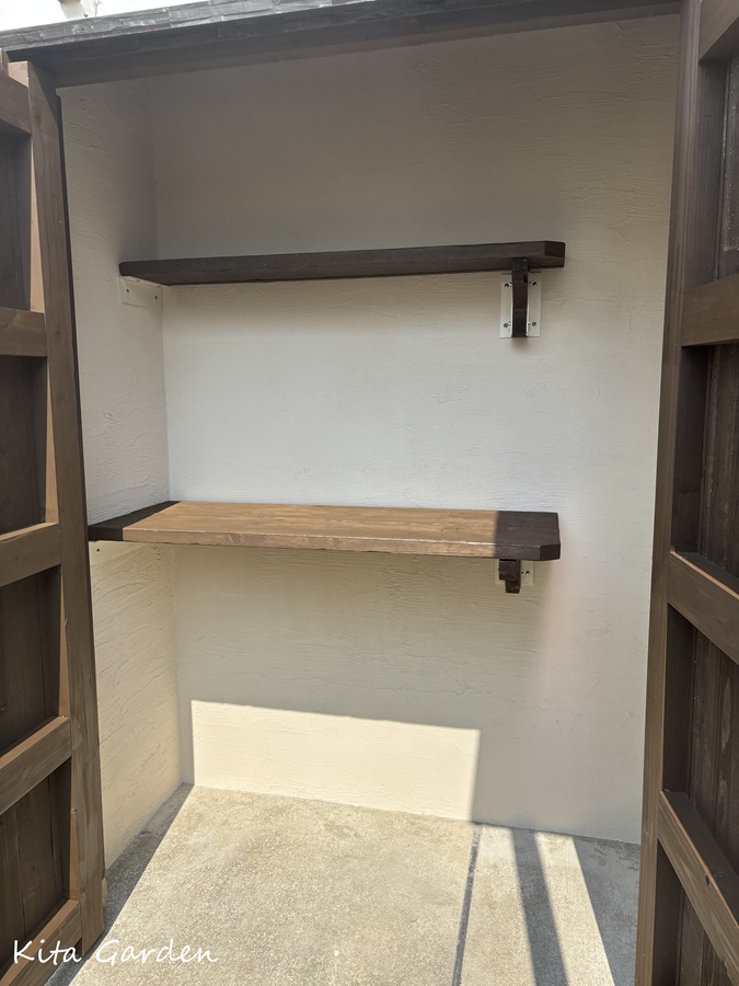 大阪茨木で造作したオーダー物置