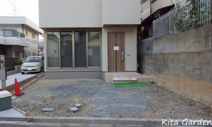 大阪府池田市の新築外構工事
