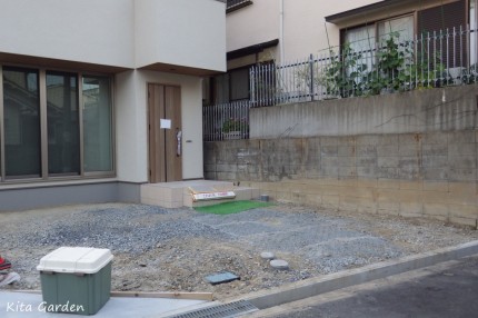 池田市の新築外構工事