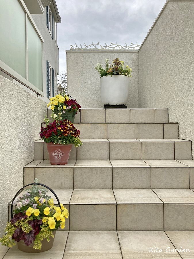 芦屋市のお花のメンテナンス