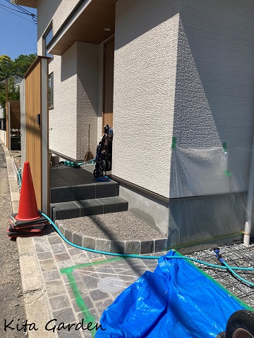 西宮市H様邸邸の外構工事