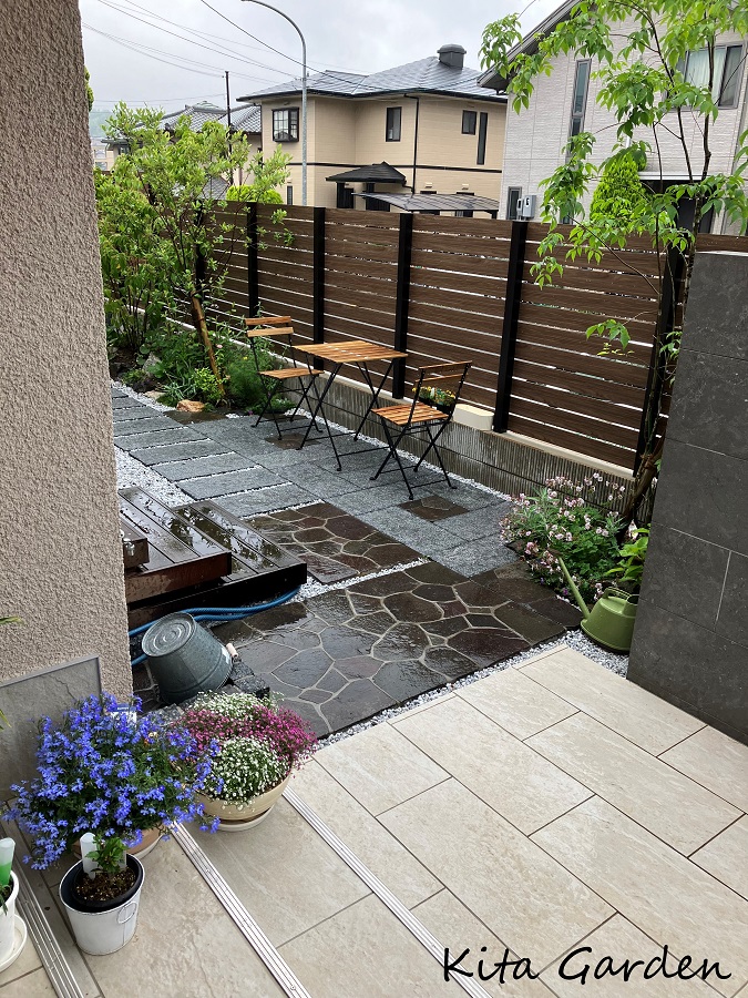 川西市H様邸のお庭