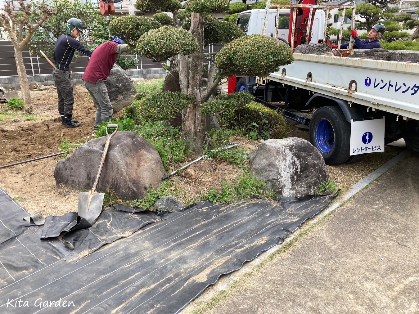 伊丹市の庭リフォーム工事