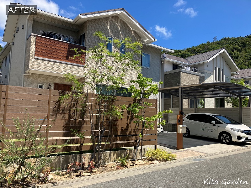 宝塚市の外構リフォーム施工事例