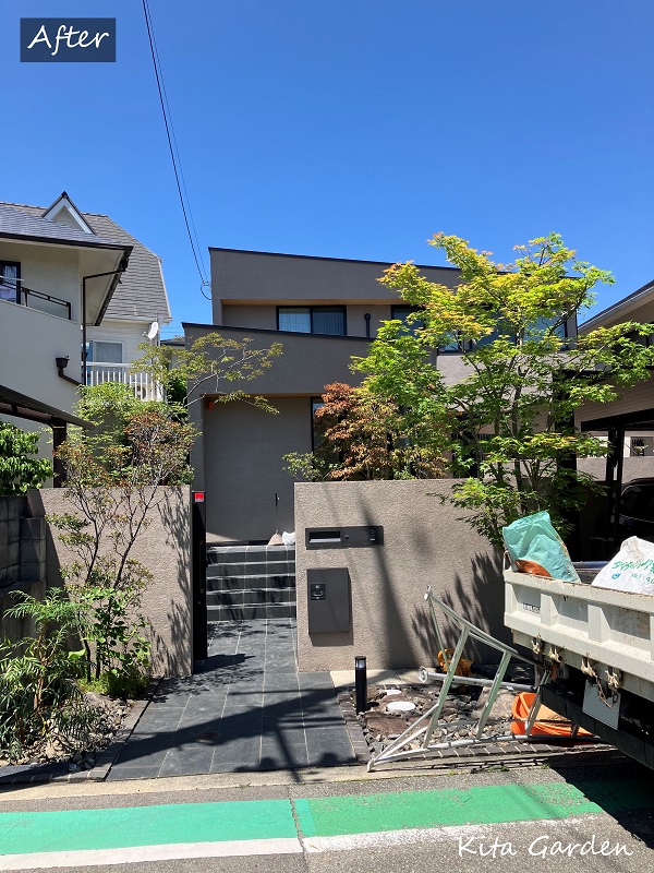 西宮市の植栽メンテナンス工事
