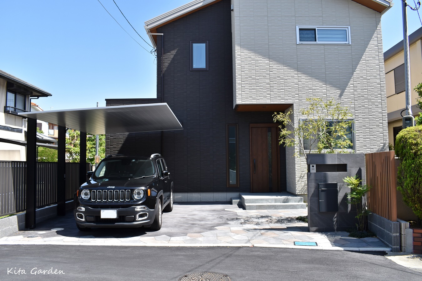 大阪府豊中市で施工したカーポートSC