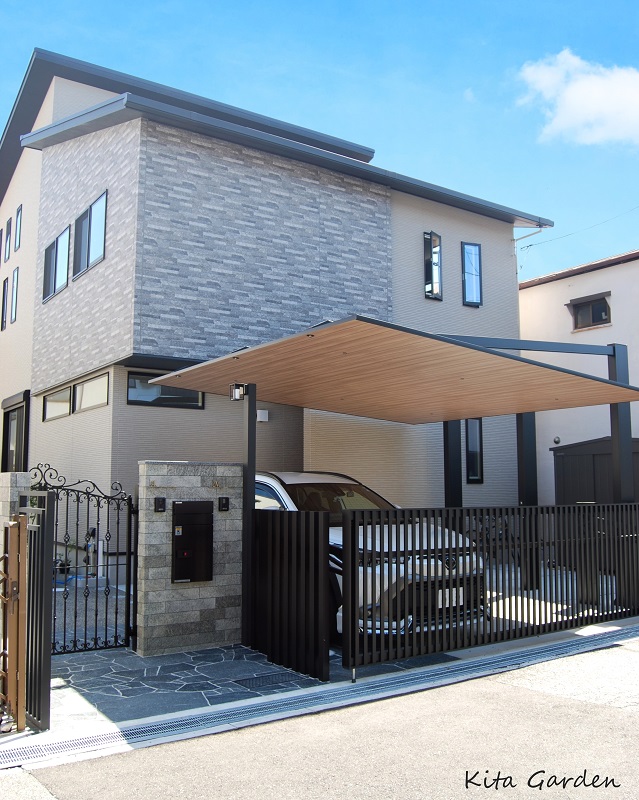 兵庫県伊丹市で施工したカーポートSC