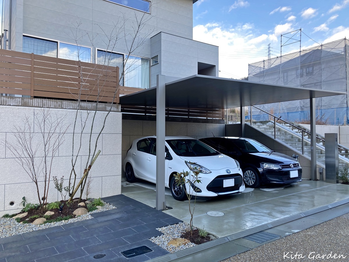 兵庫県宝塚市で施工したカーポートSC
