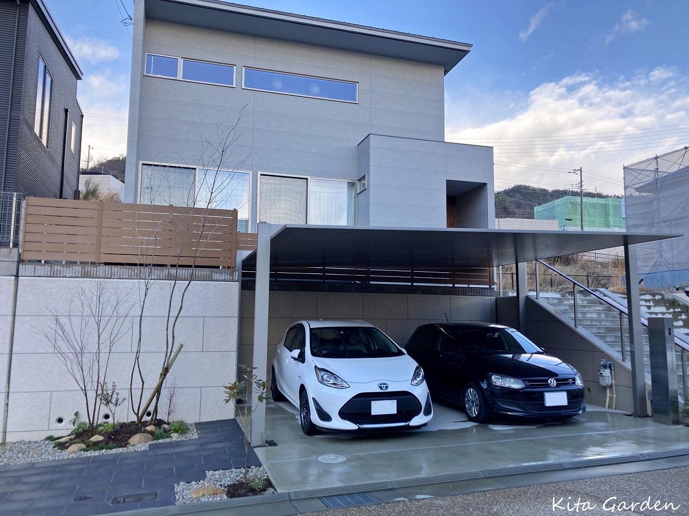 兵庫県宝塚市で施工したカーポートSC