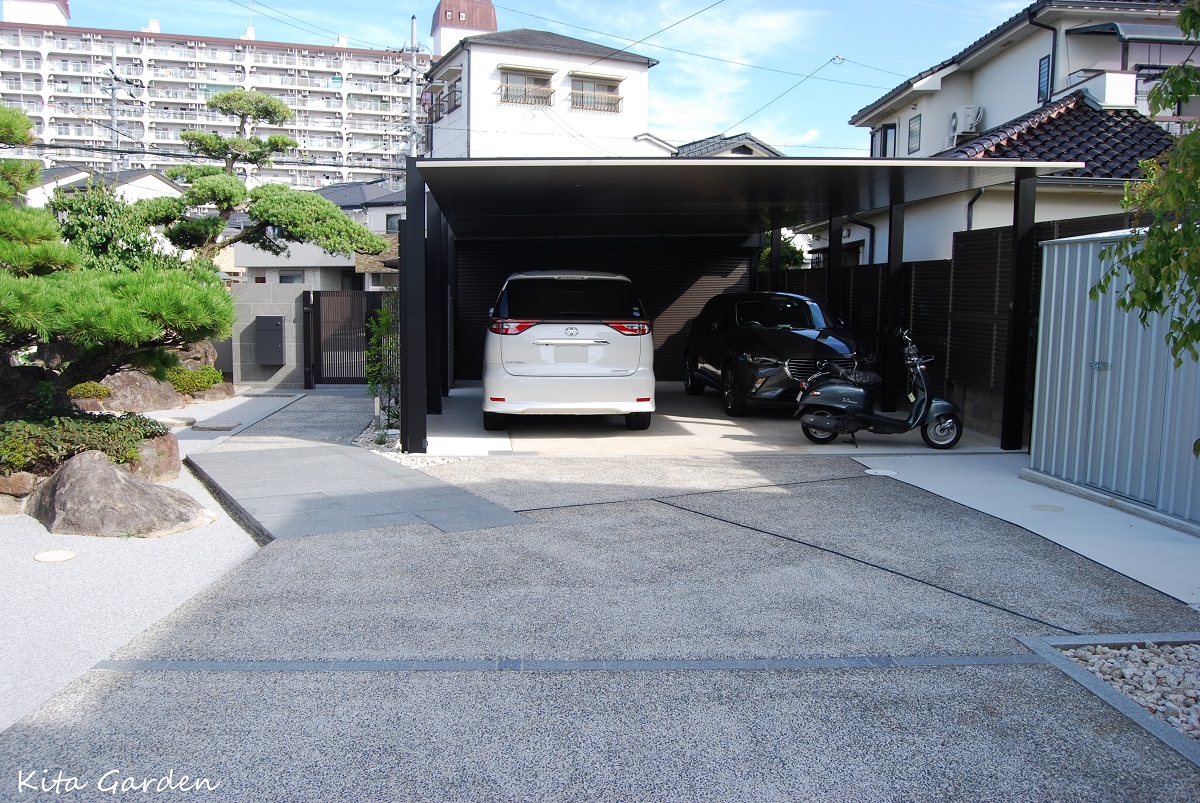 兵庫県伊丹市で施工したカーポートSC