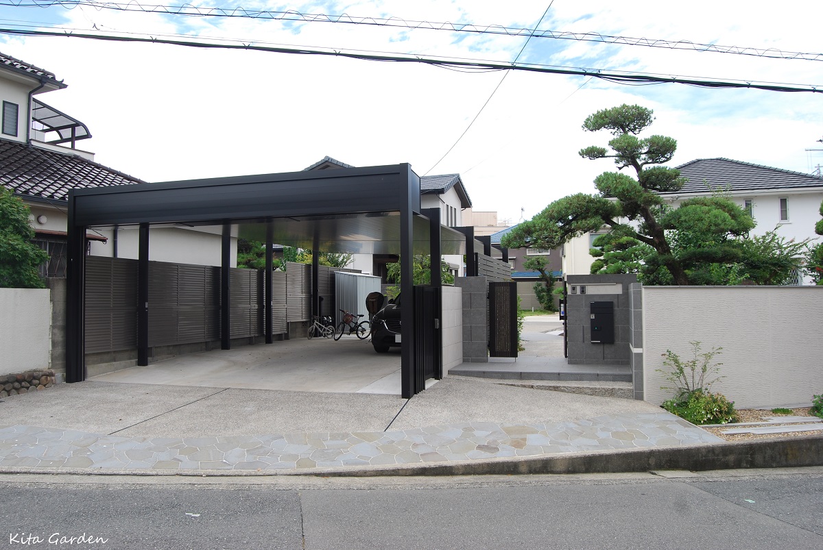 兵庫県伊丹市で施工したカーポートSC