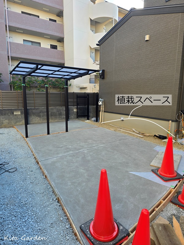 伊丹市の新築外構工事