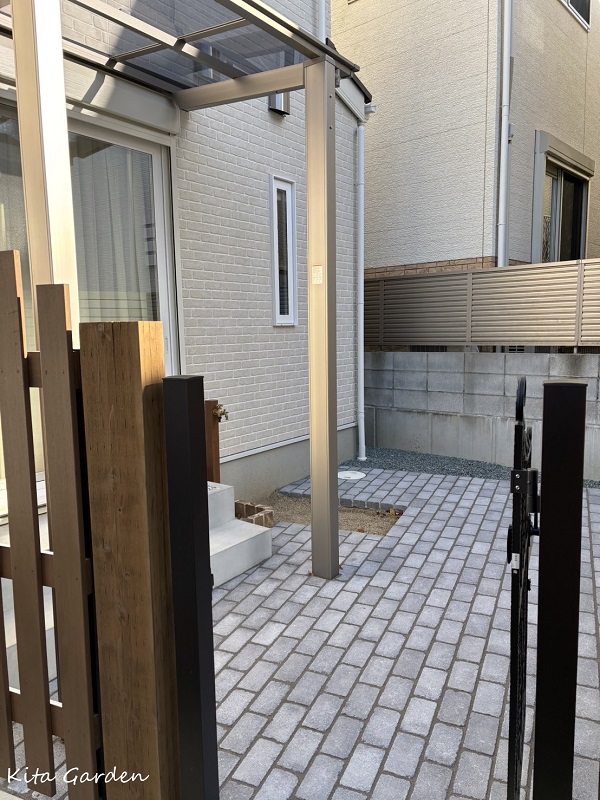宝塚市の新築庭工事