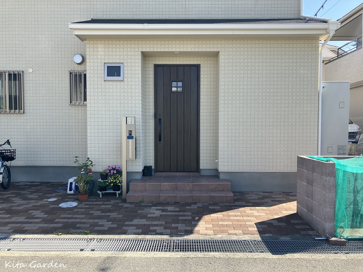 伊丹市K様邸外構リフォーム工事施工前