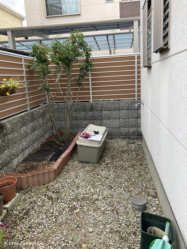 庭のリフォームの施工事例