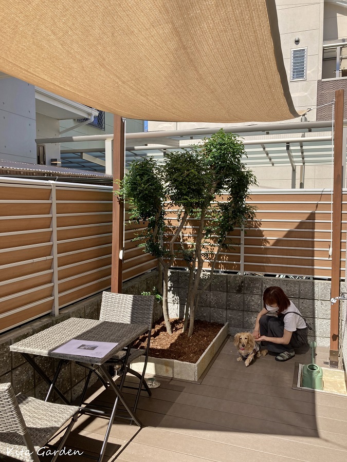庭のリフォームの施工事例