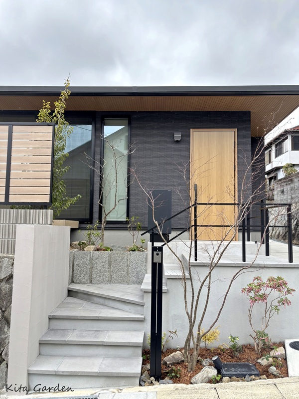宝塚市の住友林業の家で施工した外構