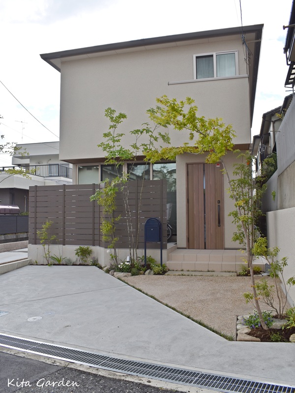 大阪池田市の住友林業の家で施工外構