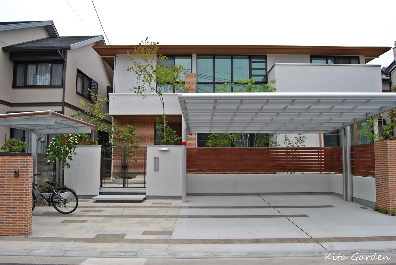 尼崎市の住友林業の家で施工した外構