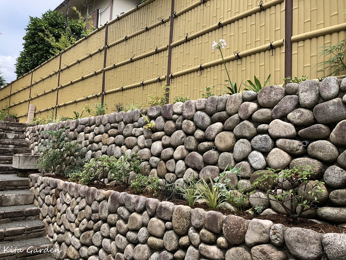 神戸市での竹垣をフェンスにリフォーム