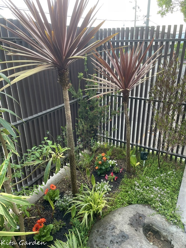 神戸市のお庭の植栽リフォーム実例