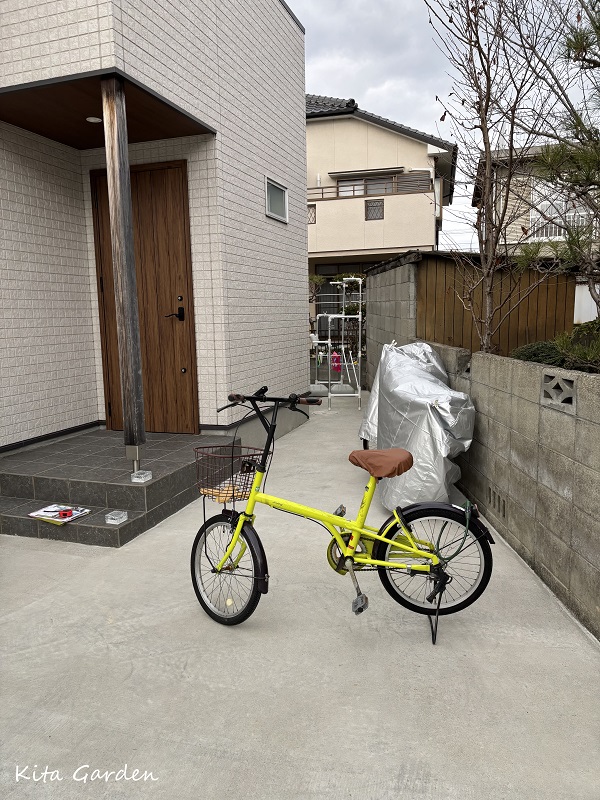 サイクルポートとストックヤード設置前