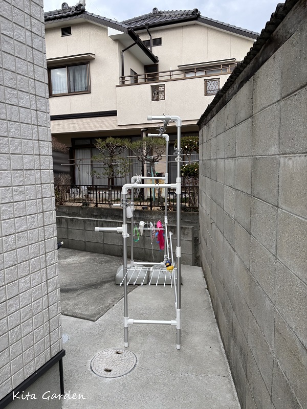 ストックヤード設置前の様子