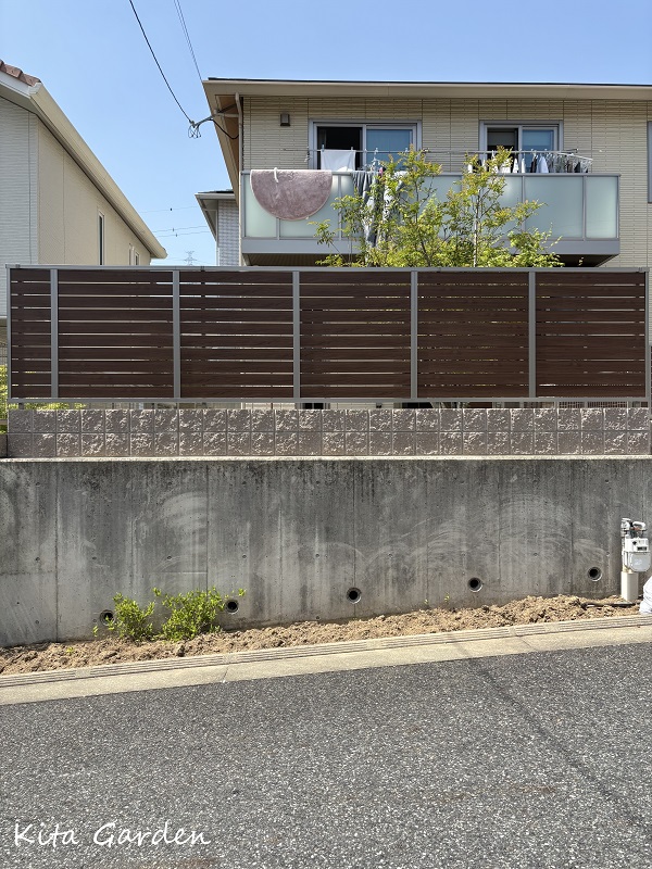 宝塚市の外構植栽リフォーム工事