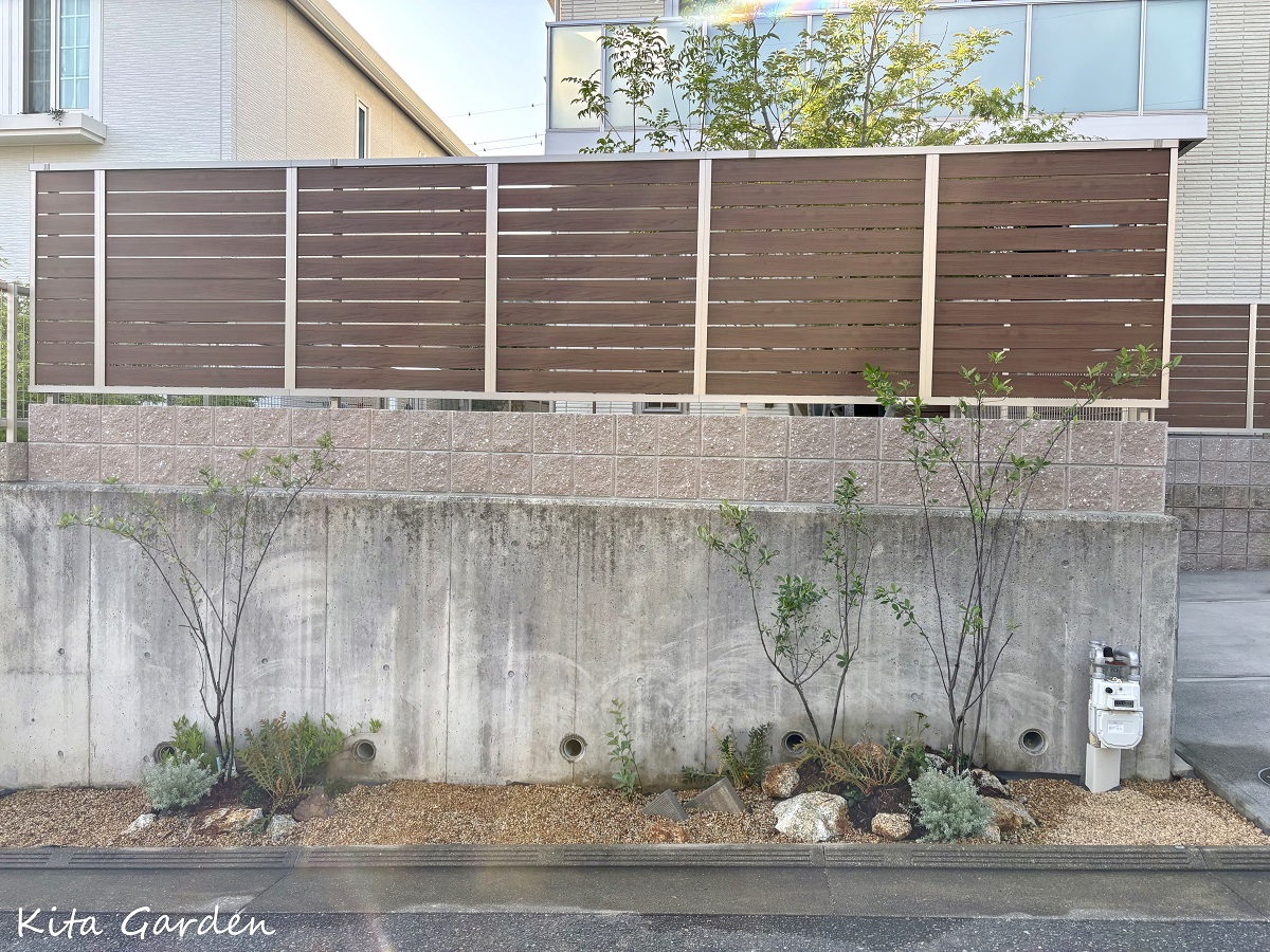宝塚市の外構植栽リフォーム工事