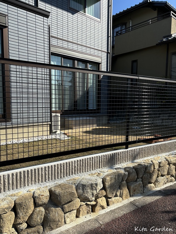 兵庫県川西市での庭リフォーム工事