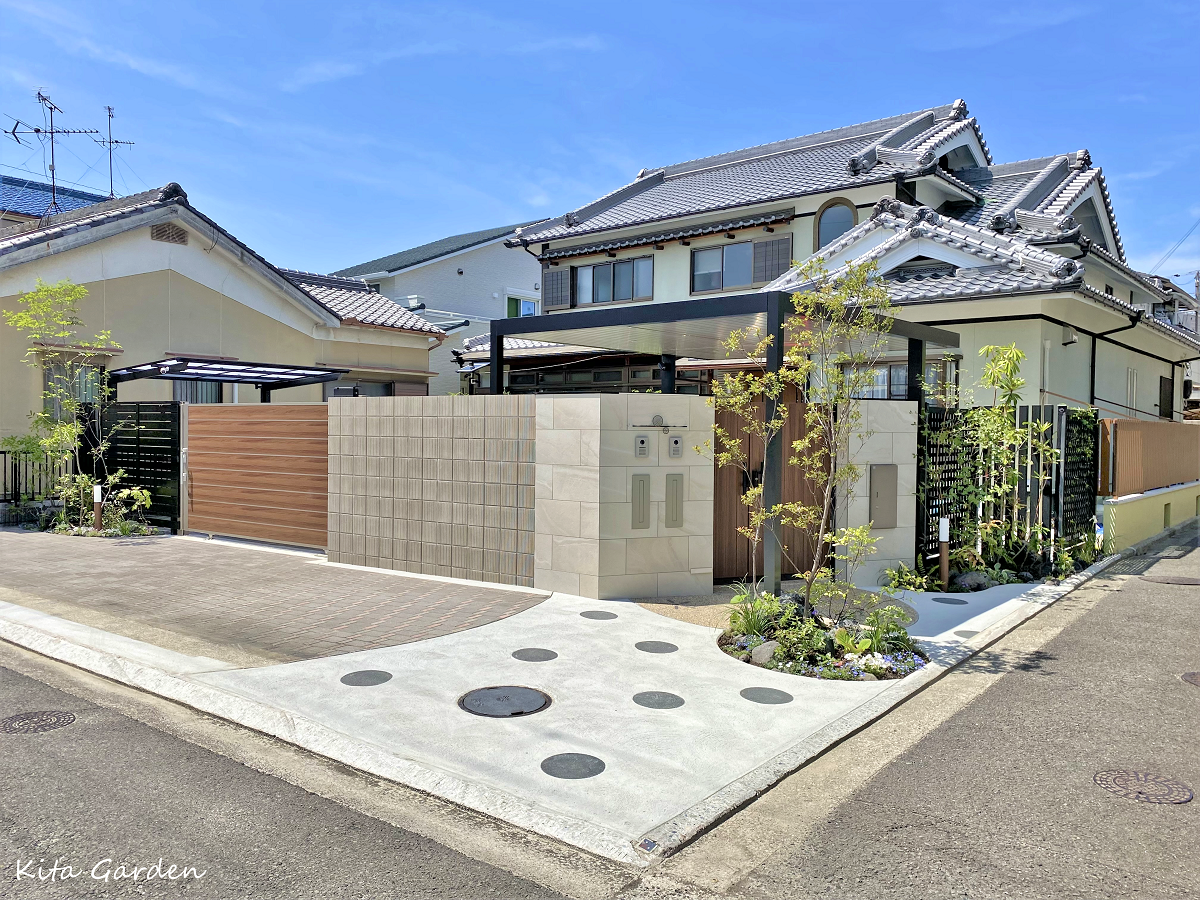 大阪堺市の外構リフォームの施工事例