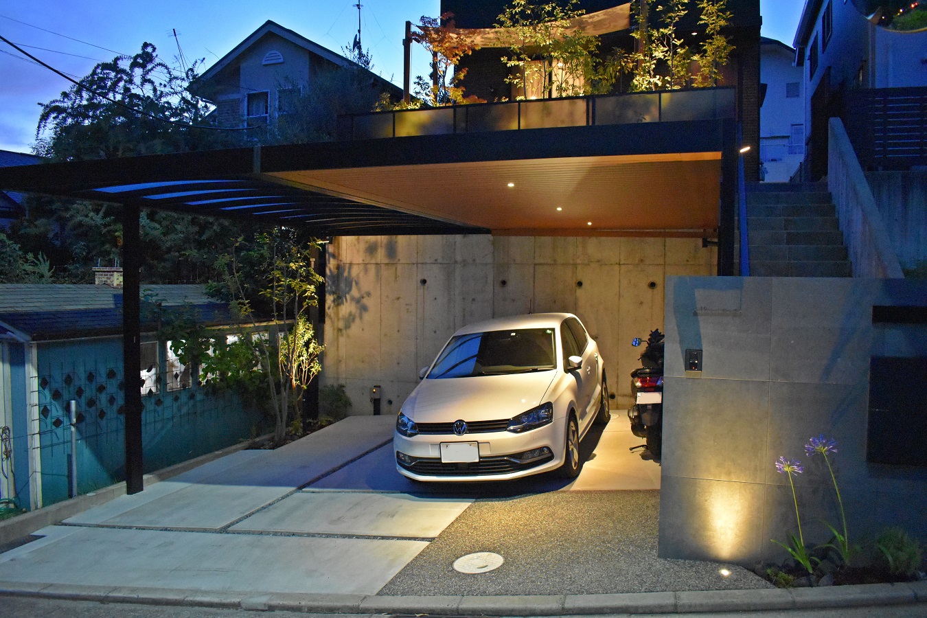 西宮市の外構リフォーム工事の施工事例