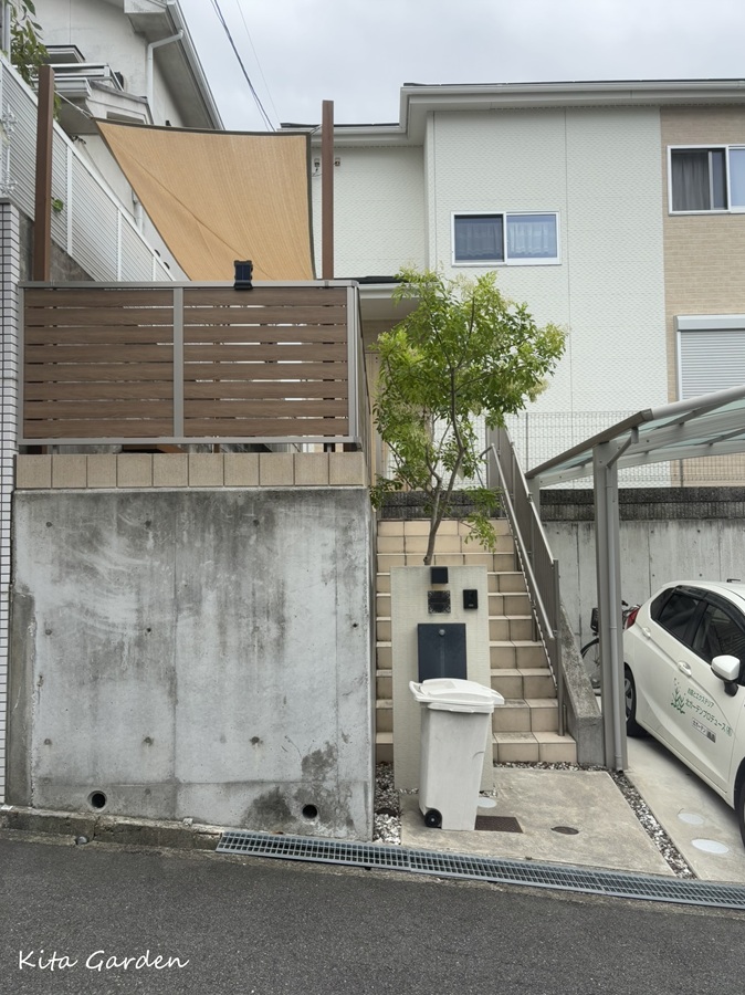 吹田市庭リフォーム工事のクローズガーデン