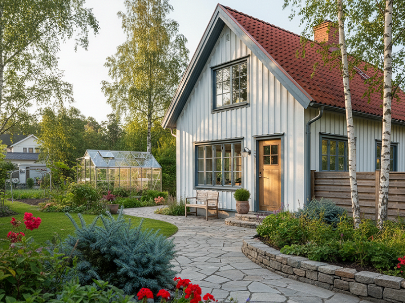 スウェーデンハウスの外構