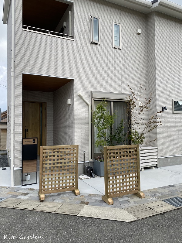 京都府での外構リフォーム工事