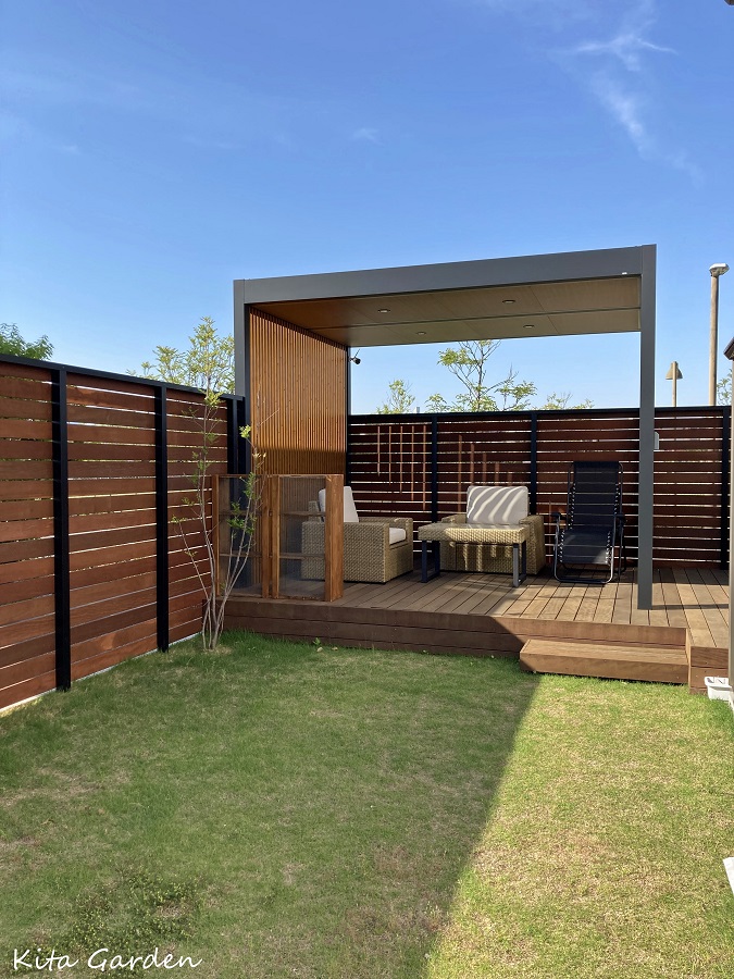 芦屋市生垣からフェンスへリフォーム工事