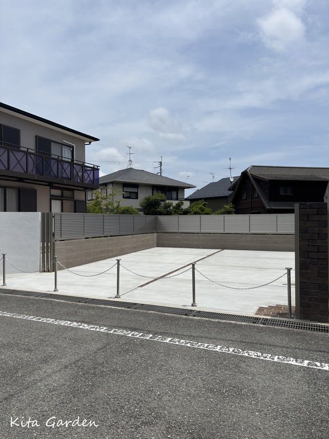 伊丹市の庭からガレージへとリフォームした事例