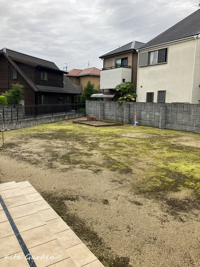 伊丹市の広い庭のリフォーム施工事例