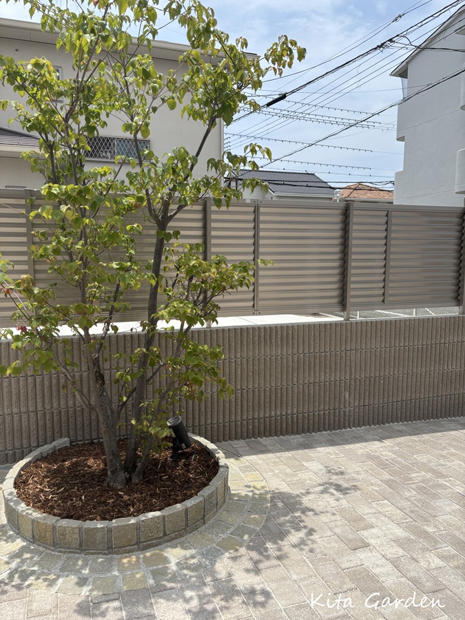 伊丹市の庭と外構のリフォーム施工事例